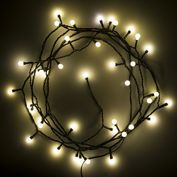Konstsmide Kerstverlichting op batterijen | 4.4 meter | Konstsmide (40 leds, Bolvormig, Sensor, Timer, Binnen/Buiten, Warm wit) 3740-100 K150302832 - 3