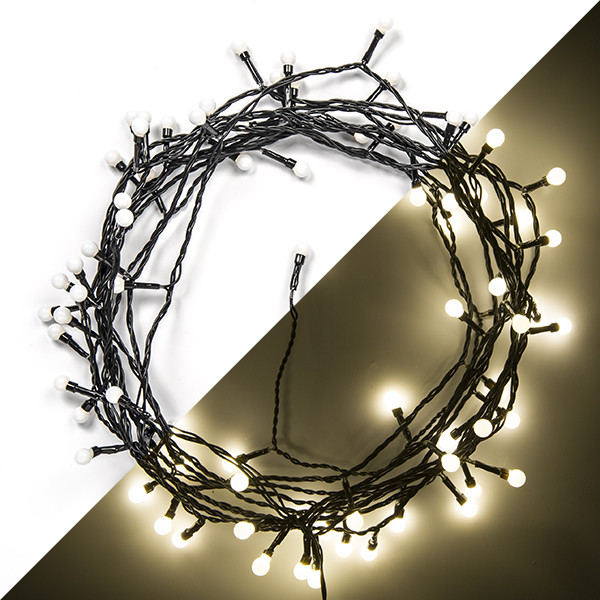 Konstsmide Kerstverlichting op batterijen | 8.4 meter | Konstsmide (80 leds, Bolvormig, Sensor, Timer, Binnen/Buiten, Warm wit) 3741-100 K150302833 - 1