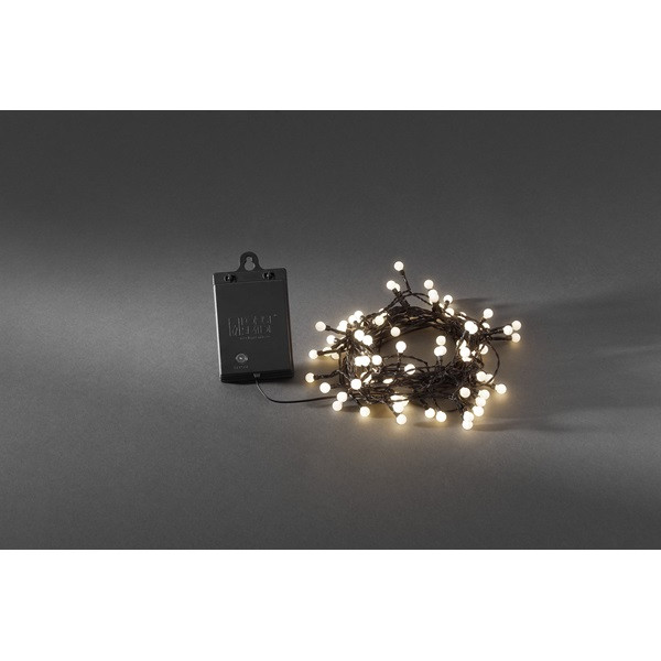 Konstsmide Kerstverlichting op batterijen | 8.4 meter | Konstsmide (80 leds, Bolvormig, Sensor, Timer, Binnen/Buiten, Warm wit) 3741-100 K150302833 - 2