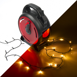 Konstsmide Kerstverlichting op haspel | 23.9 meter | Konstsmide (200 leds, Binnen/Buiten) 3832-807 K150303807 - 1