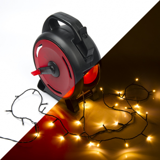 Konstsmide Kerstverlichting op haspel | 51.9 meter | Konstsmide (600 leds, Binnen/Buiten) 3836-807 K150303809 - 1