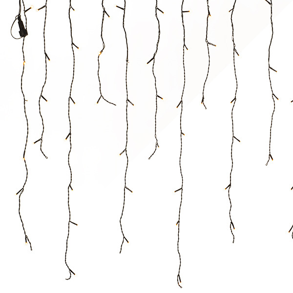 Konstsmide Koppelbare kerstverlichting | IJspegel | 2.5 meter | Konstsmide (100 leds, Binnen/Buiten, Warm wit) 4811-807 K150302900 - 2