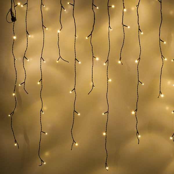 Konstsmide Koppelbare kerstverlichting | IJspegel | 2.5 meter | Konstsmide (100 leds, Binnen/Buiten, Warm wit) 4811-807 K150302900 - 3