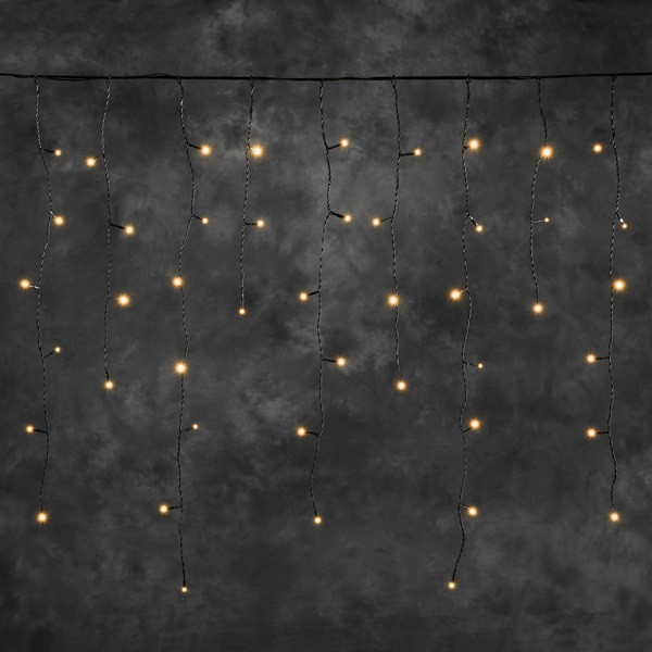 Konstsmide Koppelbare kerstverlichting | IJspegel | 2.5 meter | Konstsmide (100 leds, Binnen/Buiten, Warm wit) 4811-807 K150302900 - 4