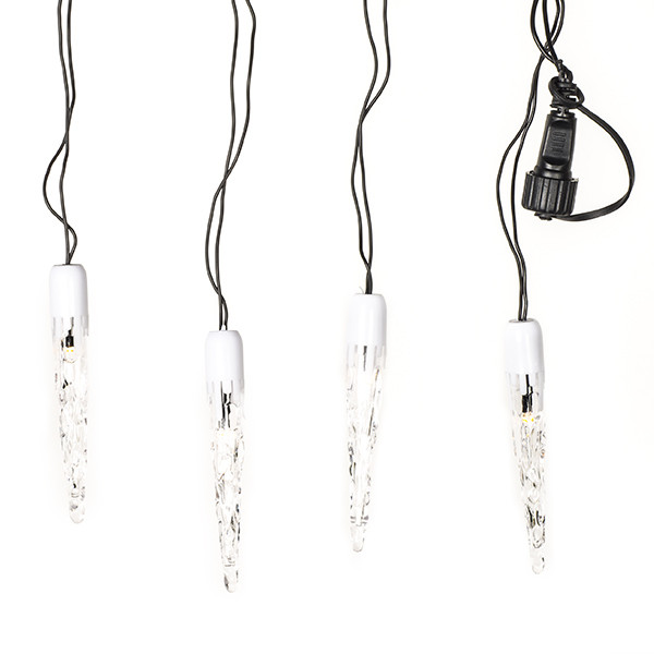 Konstsmide Koppelbare kerstverlichting | IJspegel | 5 meter | Konstsmide (50 leds, Binnen/Buiten, Extra warm wit) 4852-807 K150302905 - 2