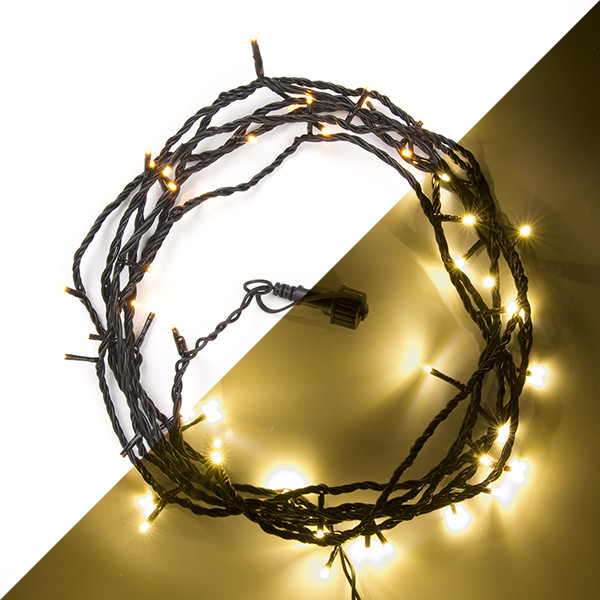 Konstsmide Koppelbare kerstverlichting | Kerstlampjes | 5 meter | Konstsmide (50 leds, Binnen/Buiten, Extra warm wit) 4850-807 K150302904 - 1