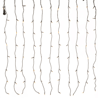 Konstsmide Koppelbare kerstverlichting | Lichtgordijn | 1 x 1 meter | Konstsmide (100 leds, Binnen/Buiten) 4814-807 K150302902 - 2