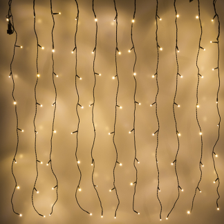 Konstsmide Koppelbare kerstverlichting | Lichtgordijn | 1 x 1 meter | Konstsmide (100 leds, Binnen/Buiten) 4814-807 K150302902 - 3