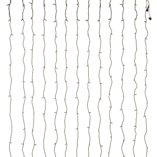 Konstsmide Koppelbare kerstverlichting | Lichtgordijn | 2 x 1 meter | Konstsmide (208 leds, Binnen/Buiten) 4825-807 K150302903 - 2