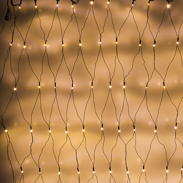 Konstsmide Koppelbare kerstverlichting | Net | 2.1 x 1.5 meter | Konstsmide (100 leds, Binnen/Buiten, Extra warm wit) 4813-807 K150302901 - 3