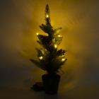 Konstsmide Kunstkerstboom met versiering | 45 centimeter (10 LEDs, Dennenappels, Timer, Binnen/Buiten) 3780-100 K150302845 - 3