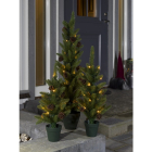 Konstsmide Kunstkerstboom met versiering | 45 centimeter (10 leds, Dennenappels, Timer, Binnen/Buiten) 3780-100 K150302845 - 6