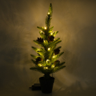 Konstsmide Kunstkerstboom met versiering | 60 centimeter (10 LEDs, Dennenappels, Timer, Binnen/Buiten) 3781-100 K150302881 - 3