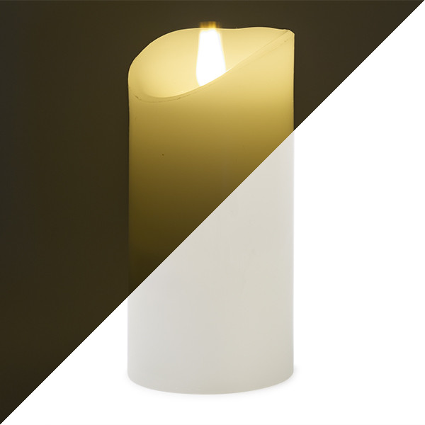 LED kaars | 15.5 cm | Konstsmide (Bewegende vlam, Timer) Kabelshop.nl
