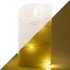 Konstsmide LED kaars - 13.5 centimeter - Konstsmide (14 Micro LEDs, Bewegende vlam, Timer) 1834-190 K150302860 Konstsmide LED kaars - 13.5 centimeter - Konstsmide (14 Micro LEDs, Bewegende vlam, Timer) 1834-190 K150302860
