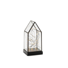 Konstsmide LED lantaarn | Konstsmide | 24.5 cm (80 LEDs, Glas, Timer, Batterij, Huisje, Binnen) 1817-870 K150302914 - 2