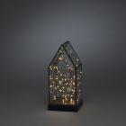 Konstsmide LED lantaarn | Konstsmide | 24.5 cm (80 LEDs, Glas, Timer, Batterij, Huisje, Binnen) 1817-870 K150302914 - 3