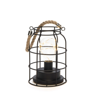 Konstsmide Led lantaarn | Konstsmide | 18 cm (9 leds, Metaal, Timer, Batterij, Rond, Binnen) 1815-780 K150302912 - 2