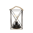 Konstsmide Led lantaarn | Konstsmide | 19 cm (9 leds, Metaal, Timer, Batterij, Vierkant, Binnen) 1816-780 K150302913 - 2