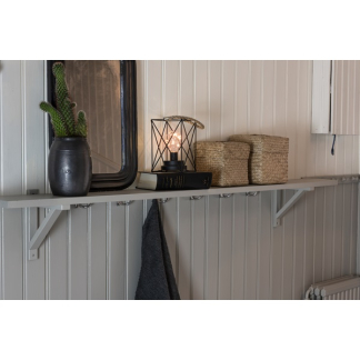 Konstsmide Led lantaarn | Konstsmide | 19 cm (9 leds, Metaal, Timer, Batterij, Vierkant, Binnen) 1816-780 K150302913 - 4