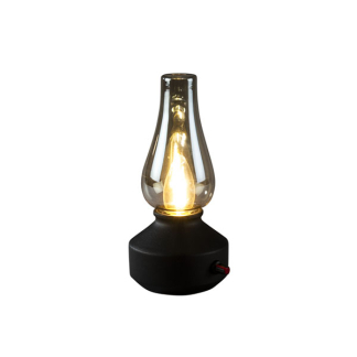 Konstsmide Led stormlantaarn | Konstsmide | 24.5 cm (Led, Dimbaar, Binnen/Buiten, Zwart) 4130-700 K151001625
