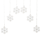 Konstsmide Lichtgordijn met sneeuwvlokken | 5.9 meter | Konstsmide (6 LEDs, Binnen/Buiten) 4044-103 K150303802 - 2