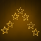 Konstsmide Lichtgordijn met sterren | 10.72 meter | Konstsmide (7 LEDs, Binnen/Buiten) 4043-103 K150303801 - 3