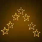Konstsmide Lichtgordijn met sterren | 10.72 meter | Konstsmide (7 leds, Binnen/Buiten) 4043-103 K150303801 - 3