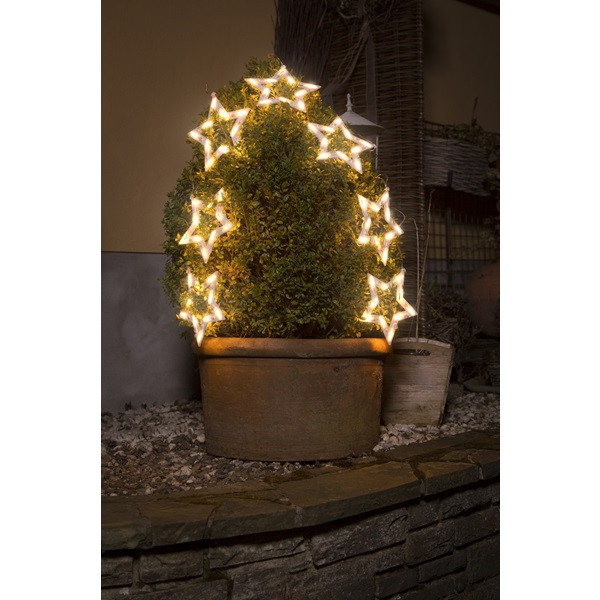 Konstsmide Lichtgordijn met sterren | 10.72 meter | Konstsmide (7 leds, Binnen/Buiten, Warm wit) 4043-103 K150303801 - 5