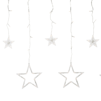 Konstsmide Lichtgordijn met sterren | 5.9 meter | Konstsmide (7 leds, Binnen/Buiten) 4046-803 K150303804 - 2