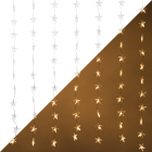 Konstsmide Lichtgordijn met sterren | 6.4 x 1.2 meter | Konstsmide (120 LEDs, Binnen) 703-803 K150303805 - 1