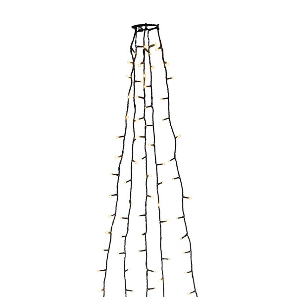 Konstsmide Lichtmantel kerstboom | 5 x 2.4 meter | Konstsmide (200 leds, Binnen, Extra warm wit) 6361-820 K150302822 - 2