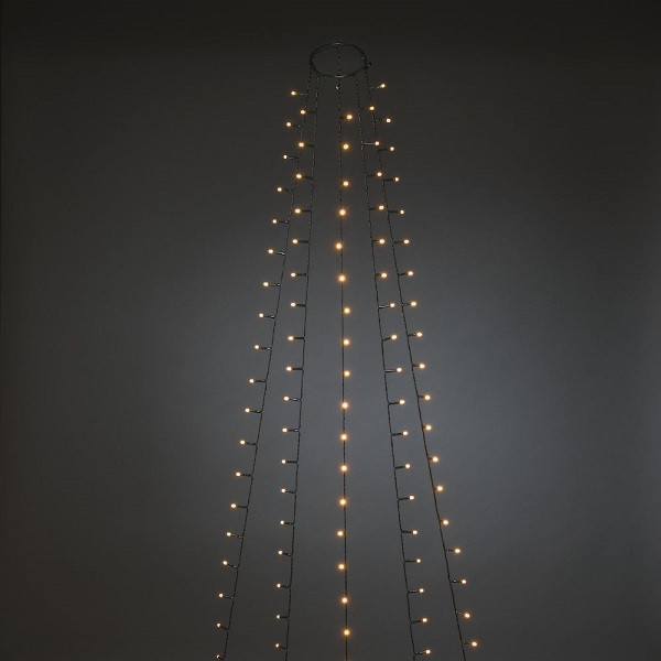 Konstsmide Lichtmantel kerstboom | 5 x 2.4 meter | Konstsmide (200 leds, Binnen, Extra warm wit) 6484-810 K150302996 - 1
