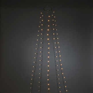 Konstsmide Lichtmantel kerstboom | 5 x 2.4 meter | Konstsmide (200 leds, Binnen, Extra warm wit) 6484-810 K150302996