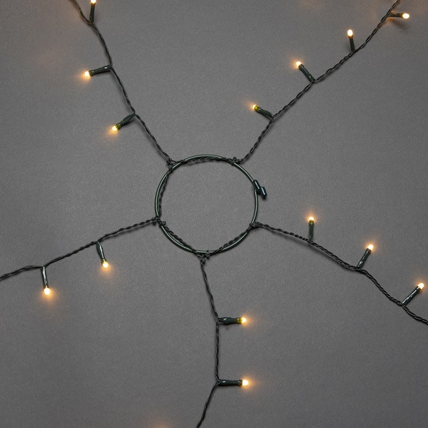 Konstsmide Lichtmantel kerstboom | 5 x 2.4 meter | Konstsmide (200 leds, Binnen, Extra warm wit) 6484-810 K150302996 - 2