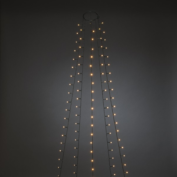 Konstsmide Lichtmantel kerstboom | 5 x 2.4 meter | Konstsmide (200 leds, Binnen, Extra warm wit) 6484-810 K150302996 - 3