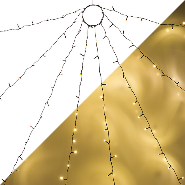 Konstsmide Lichtmantel kerstboom | 8 x 2.4 meter | Konstsmide (240 leds, Twinkelen, Binnen/Buiten, Extra warm wit) 6320-810 K150302823 - 1