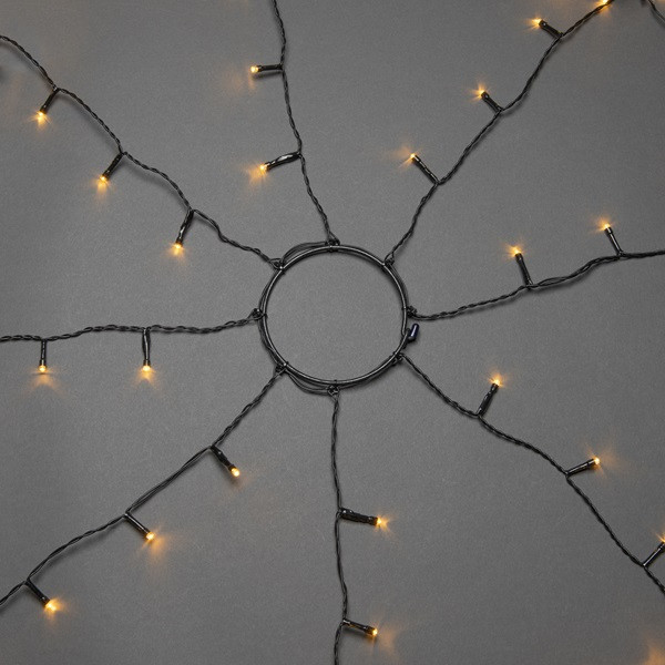 Konstsmide Lichtmantel kerstboom | 8 x 2.4 meter | Konstsmide (240 leds, Twinkelen, Binnen/Buiten, Extra warm wit) 6320-810 K150302823 - 6