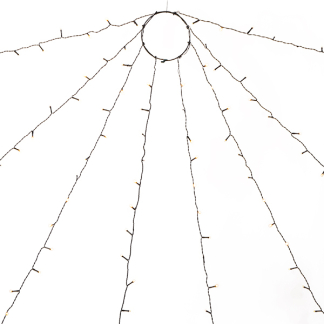 Konstsmide Lichtmantel kerstboom | 8 x 4 meter | Konstsmide (400 leds, Fonkelend, Binnen/Buiten) 6321-810 K150302824 - 2