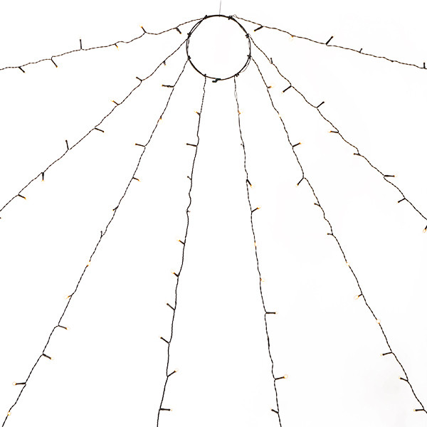 Konstsmide Lichtmantel kerstboom | 8 x 4 meter | Konstsmide (400 leds, Twinkelen, Binnen/Buiten, Extra warm wit) 6321-810 K150302824 - 2