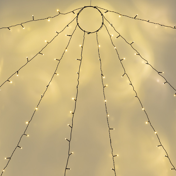Konstsmide Lichtmantel kerstboom | 8 x 4 meter | Konstsmide (400 leds, Twinkelen, Binnen/Buiten, Extra warm wit) 6321-810 K150302824 - 3