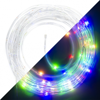 Konstsmide Lichtslang op batterijen | 10.5 meter | Konstsmide (130 leds, Timer, Gekleurd, Binnen/Buiten) 3774-500 K150305291 - 1