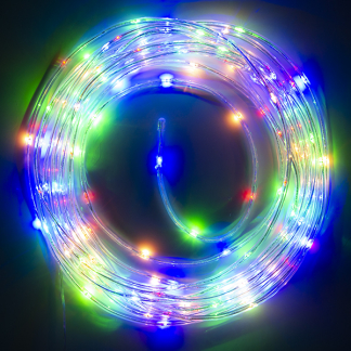 Konstsmide Lichtslang op batterijen | 10.5 meter | Konstsmide (130 leds, Timer, Gekleurd, Binnen/Buiten) 3774-500 K150305291 - 3