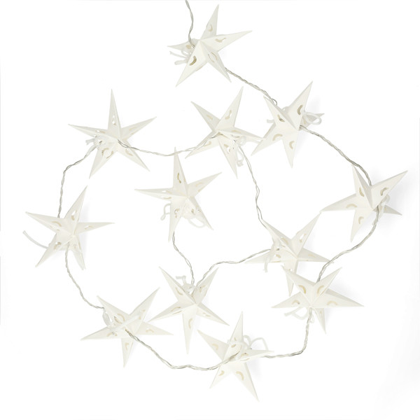 Konstsmide Lichtslinger ster | Konstsmide | 5 meter (Papier, Binnen, Warm wit) 3195-103 K151001247 - 1