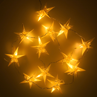 Konstsmide Lichtslinger ster | Konstsmide | 5 meter (Papier, Binnen, Warm wit) 3195-103 K151001247 - 2