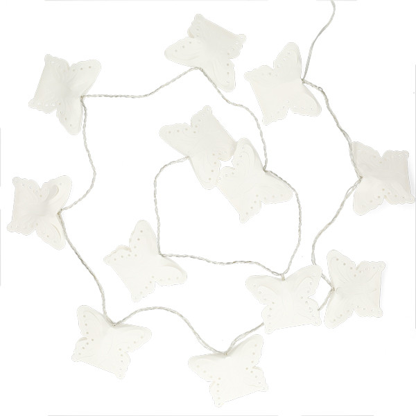 Konstsmide Lichtslinger vlinder | Konstsmide | 5 meter (Papier, Binnen, Warm wit) 3193-103 K151001246 - 1