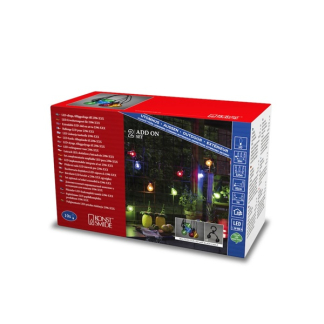 Konstsmide Lichtsnoer | 10 meter | Konstsmide (Koppelbaar, 10 leds, IP44, Gekleurd) 2397-500 K150305287 - 3