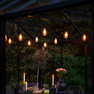 Konstsmide Lichtsnoer | 10 meter | Konstsmide (Koppelbaar, Dimbaar, 10 leds, IP44, Extra Warm Wit) 2352-800 K150305346 - 4