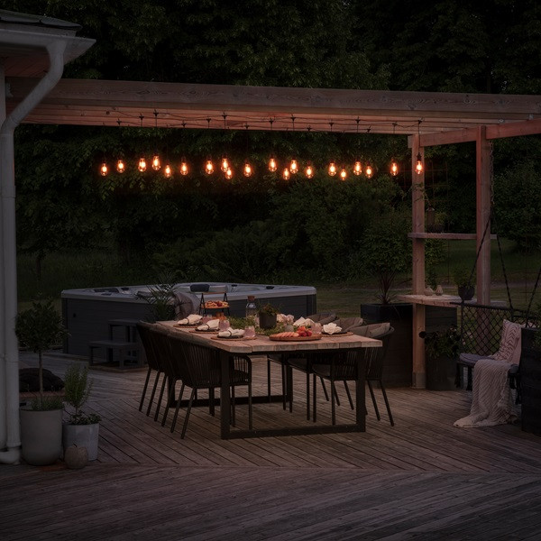 Konstsmide Lichtsnoer | 10 meter | Konstsmide (Koppelbaar, Dimbaar, 10 leds, IP44, Extra Warm Wit) 2352-800 K150305346 - 5