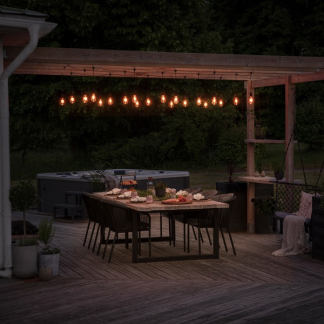 Konstsmide Lichtsnoer | 10 meter | Konstsmide (Koppelbaar, Dimbaar, 10 leds, IP44, Extra Warm Wit) 2352-800 K150305346 - 5